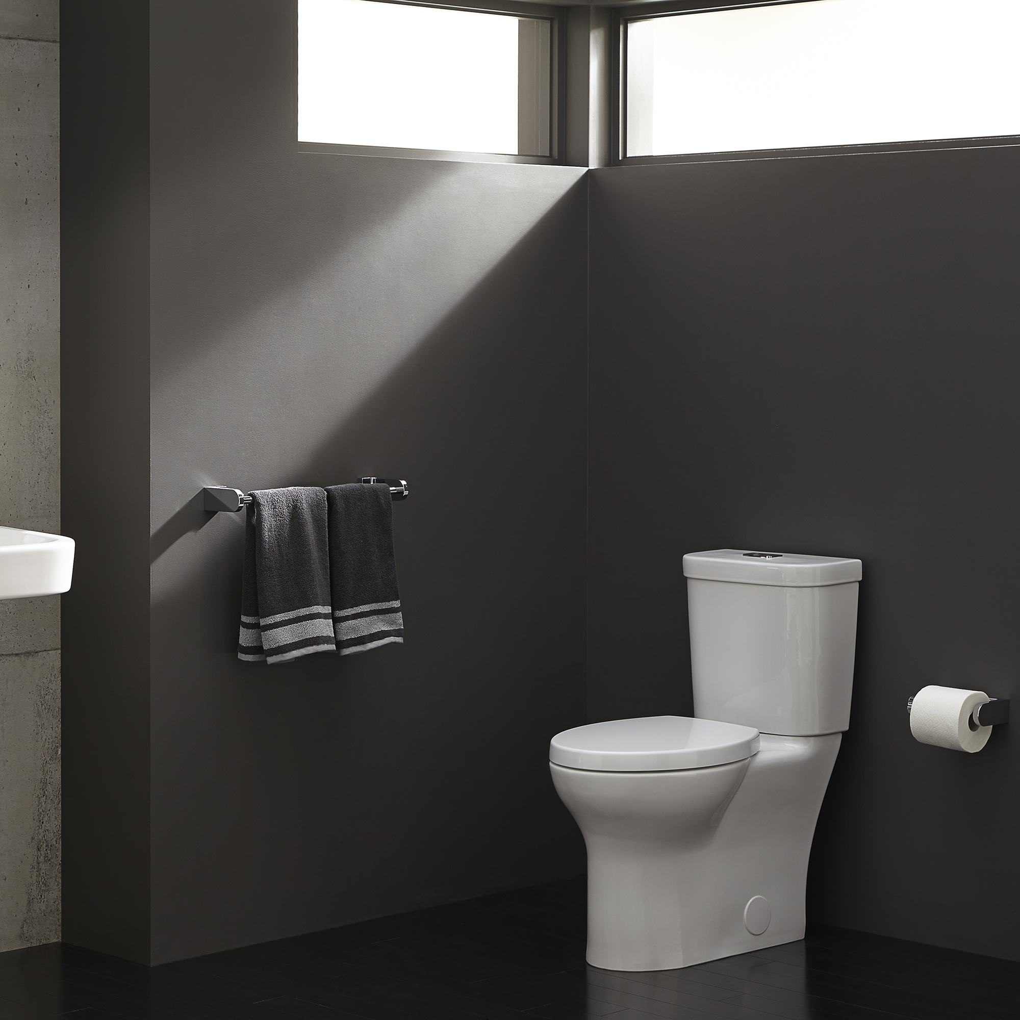 Equility® Dual Flush Toilet Tank Only with Push Button 